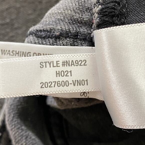 Madewell Perfect Vintage High Straight Crop Jeans Size 27 Black - Picture 11 of 14